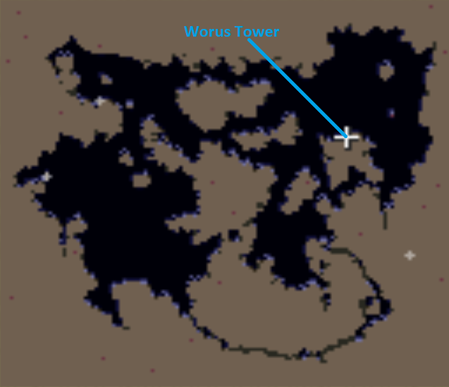 Worus Tower Map Location